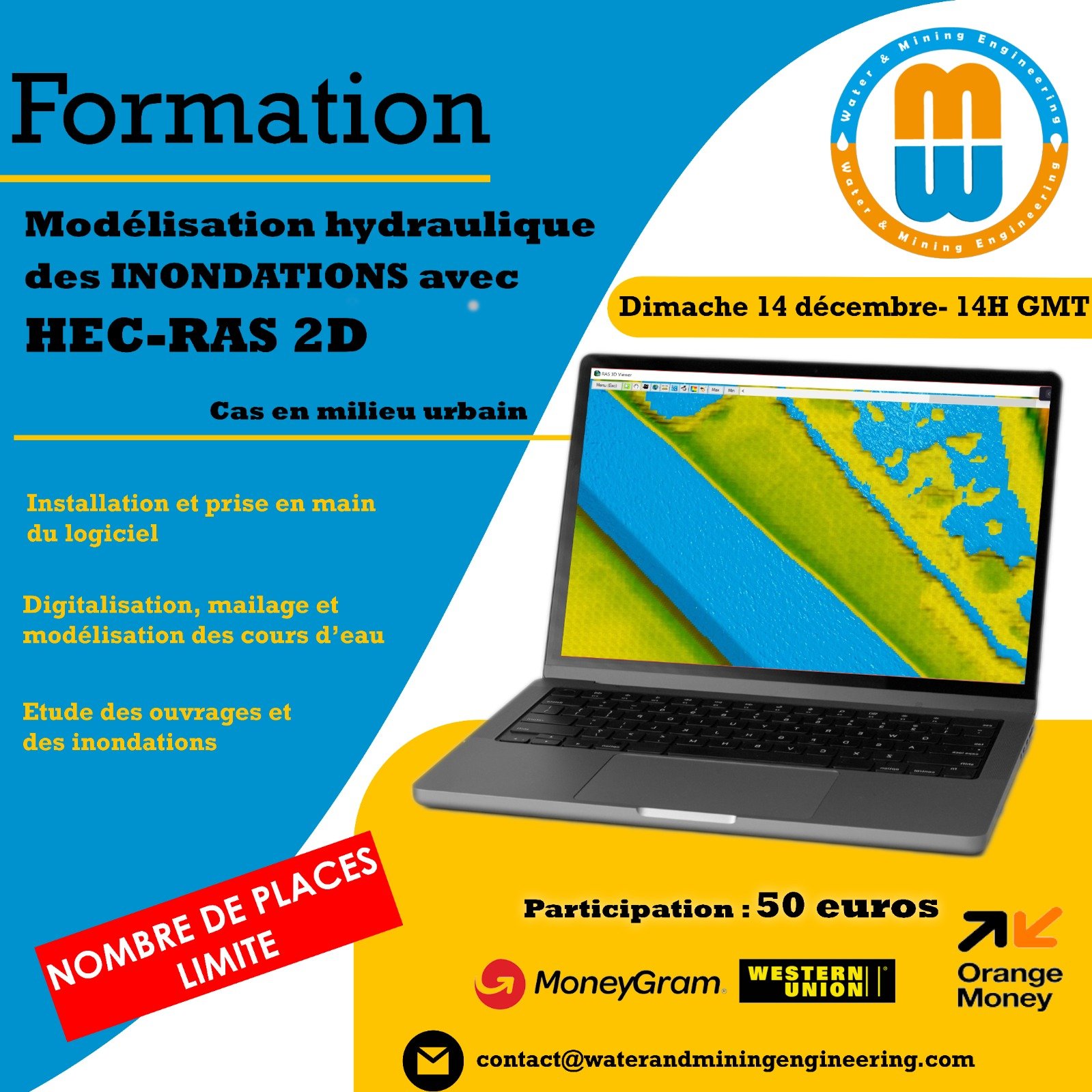 MODÉLISATION DES INONDATIONS AVEC  HEC-RAS 2D